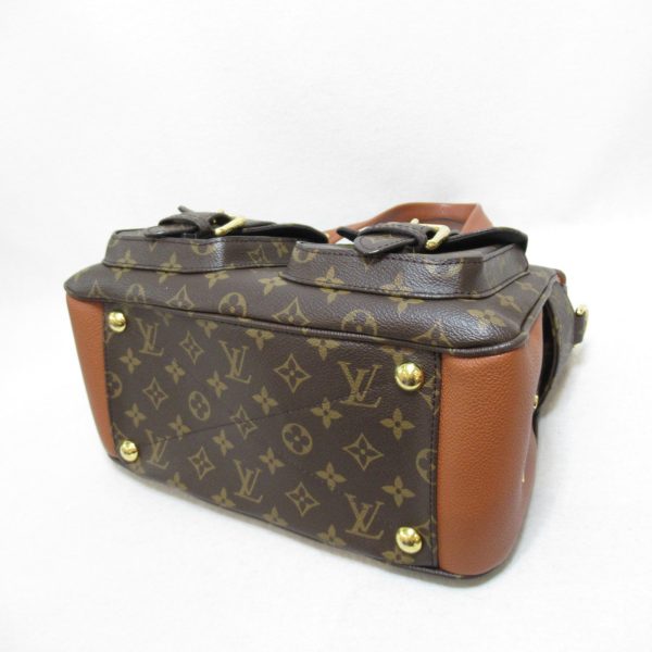 4 Louis Vuitton Manhattan 2way Handbag Pvc Coated