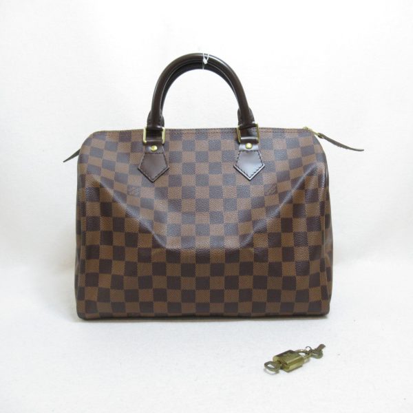 4 Louis Vuitton Speedy 30 Handbag Canvas Monogram