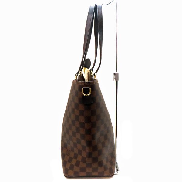 4 Louis Vuitton Jersey Damier Canvas Ebene Brown Tote Bag