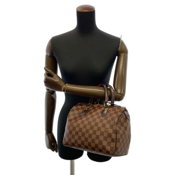 4 Louis Vuitton Handbag Damier Ebene Speedy Bandouliere 25 Shoulder Bag