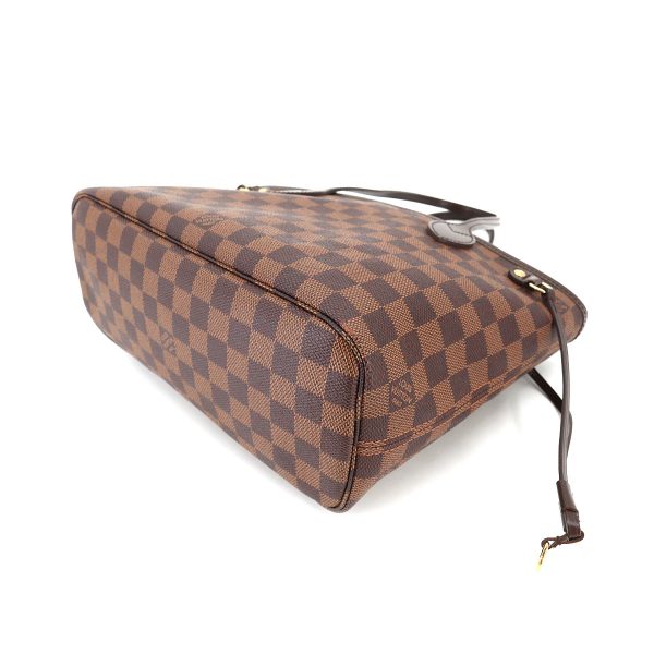 4 Louis Vuitton Damier Neverfull PM Tote Bag Ebene Serie Brown