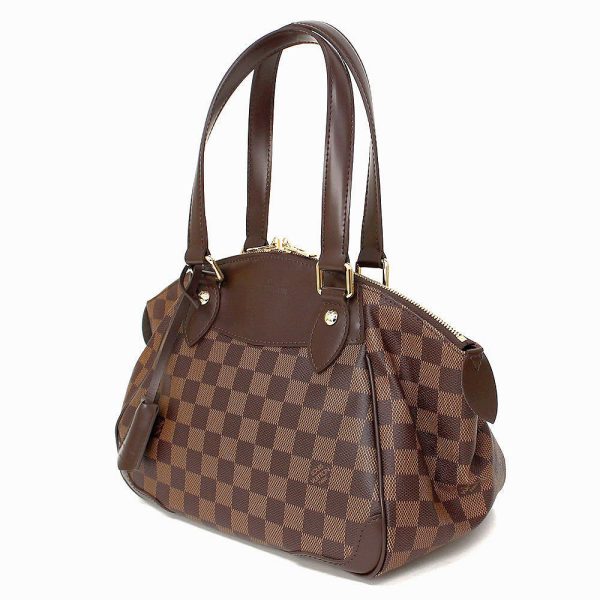 4 Louis Vuitton Verona PM Handbag Damier Leather Brown