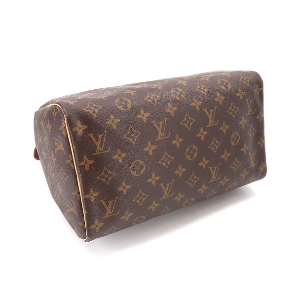 4 Louis Vuitton Monogram Speedy 30 Hand Bag Brown