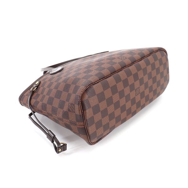 4 Louis Vuitton Damier Neverfull PM Tote Bag Brown Gold Hardware