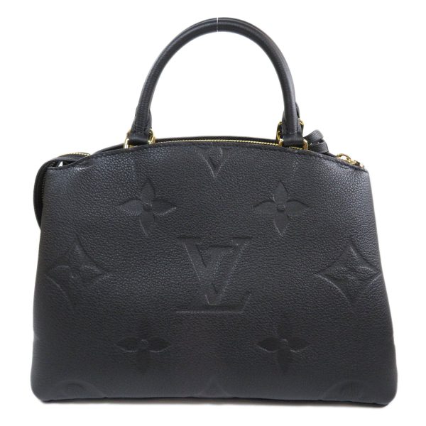 45703001 2 Louis Vuitton Petit Palais PM Handbag Emplant Black