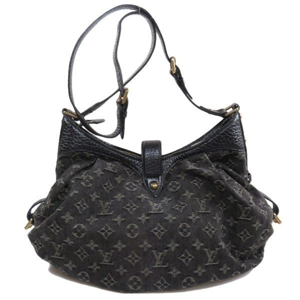 45714069 2 Louis Vuitton Denim XS Shoulder Bag Monogram Black