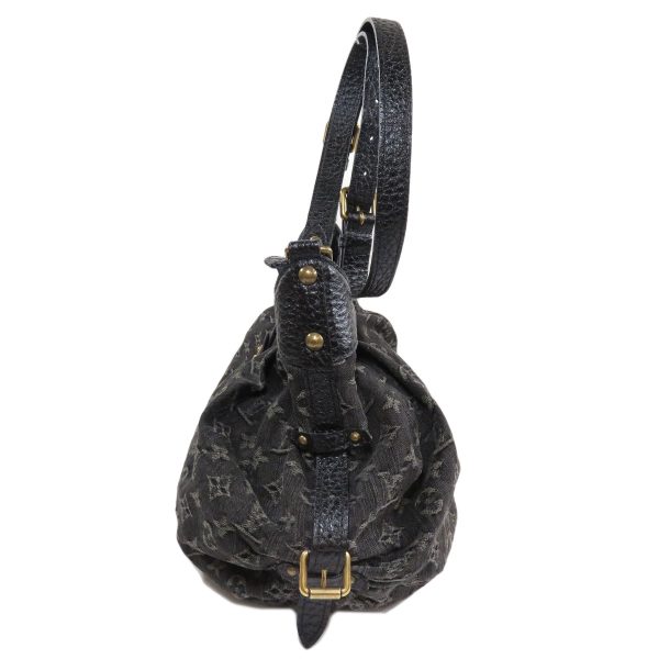 45714069 3 Louis Vuitton Denim XS Shoulder Bag Monogram Black