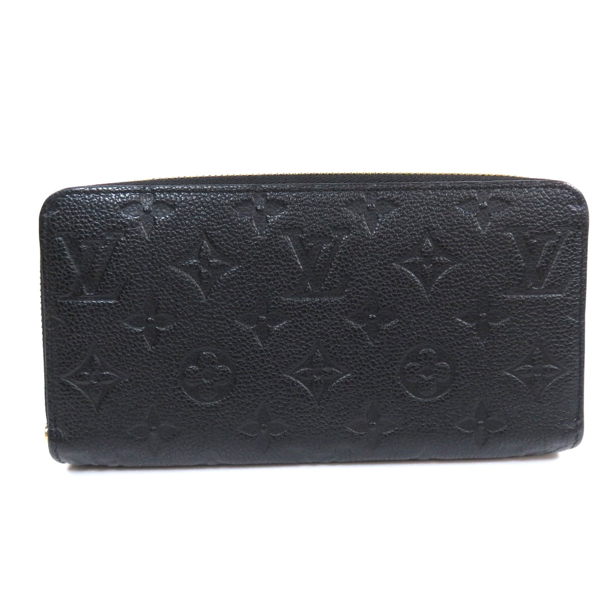 Louis Vuitton Zippy Amplant Long Wallet Coin Purse Noir