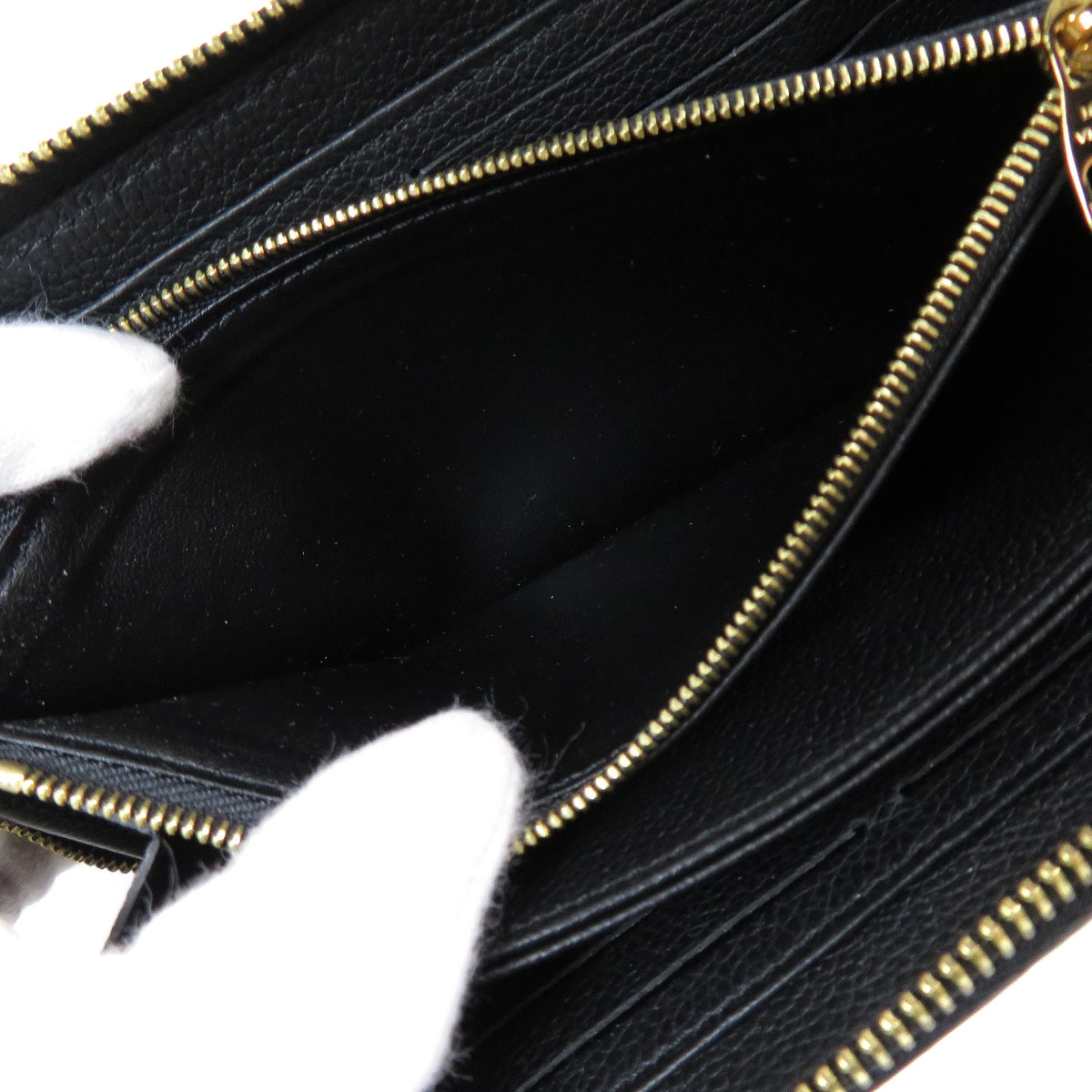 Louis Vuitton Zippy Amplant Long Wallet Coin Purse Noir - Image 5