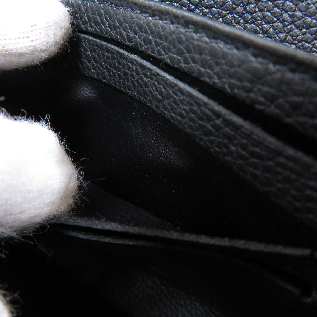 Louis Vuitton Zippy Amplant Long Wallet Coin Purse Noir - Image 6