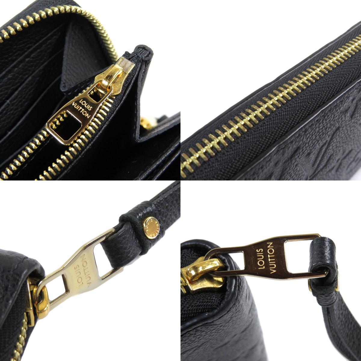 Louis Vuitton Zippy Amplant Long Wallet Coin Purse Noir - Image 7