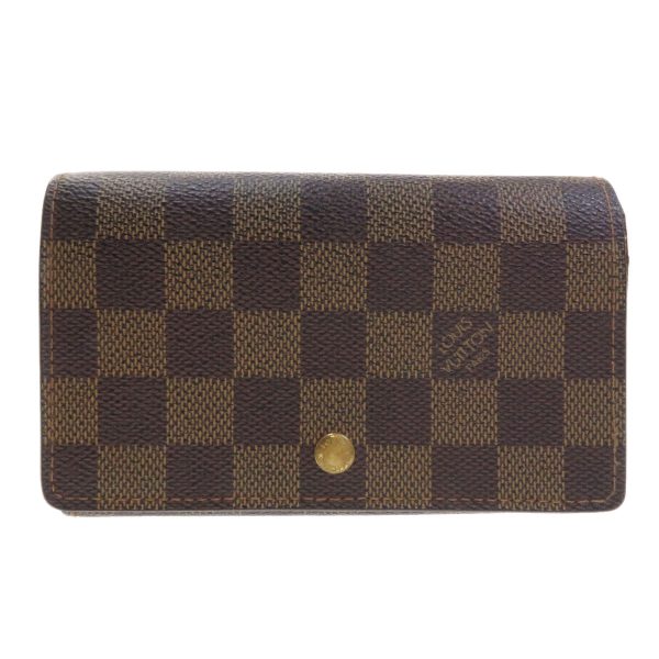 45714689 1 Louis Vuitton Portefeuille Tresor Damier Ebene Bifold Wallet