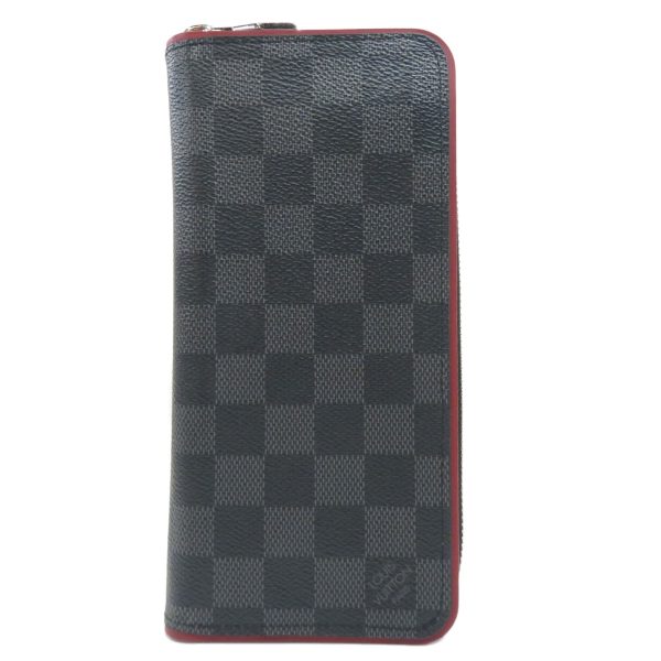 45820059 1 Louis Vuitton Zippy Vertical Long Wallet Damier Canvas