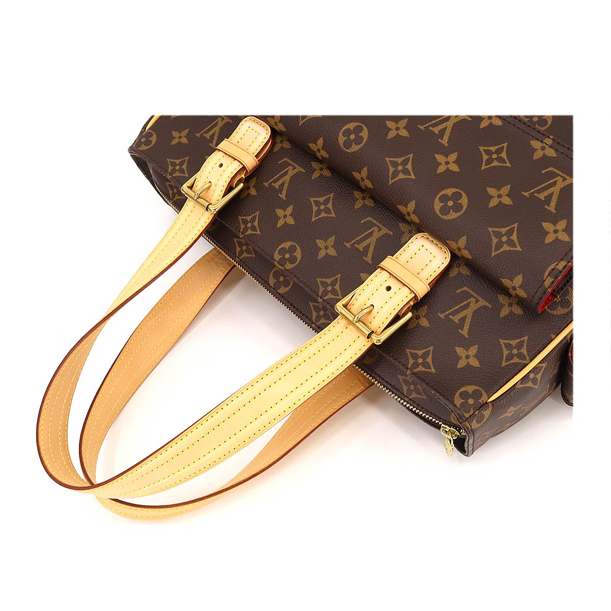 Louis Vuitton Multipli Cite Monogram Canvas Shoulder Bag Brown - Image 5
