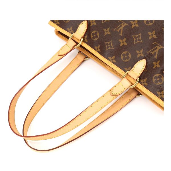 5 Louis Vuitton Monogram Batignolles Horizontal Tote Bag Brown Gold Metal Fittings