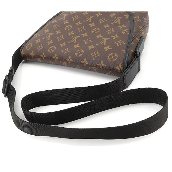 5 Louis Vuitton Monogram Macassar Magnetic Messenger Shoulder Bag Brown Noir