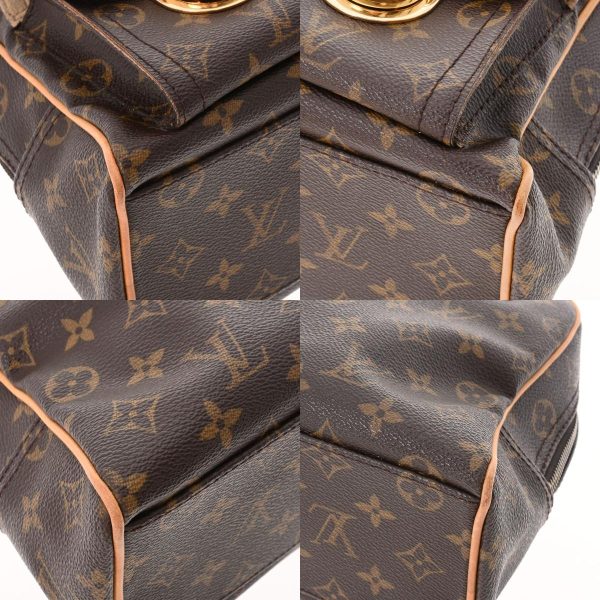 5 Louis Vuitton Monogram Manhattan PM Brown Canvas Handbag