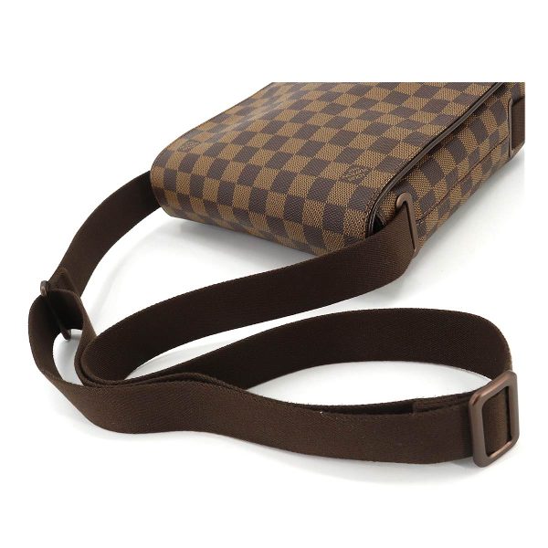 5 Louis Vuitton Damier Brooklyn PM Shoulder Bag Ebene