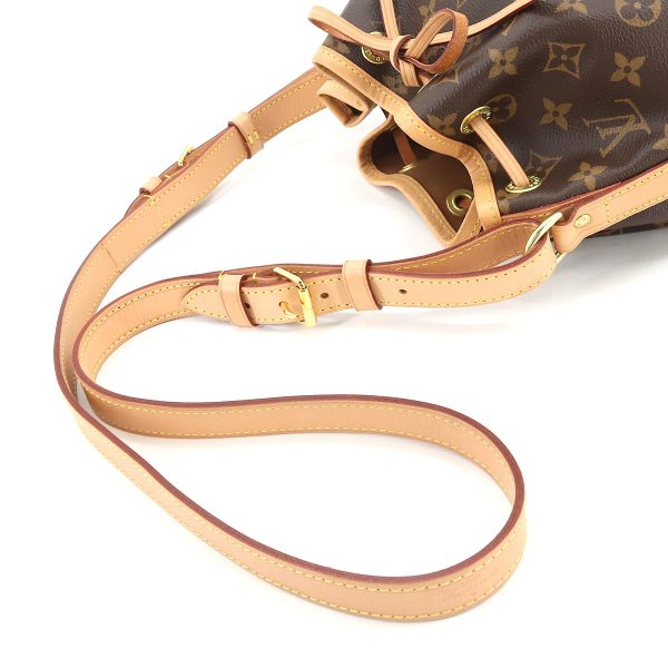 5 Louis Vuitton Monogram Noe BB Shoulder Bag Brown Rfid Gold Metal Fittings