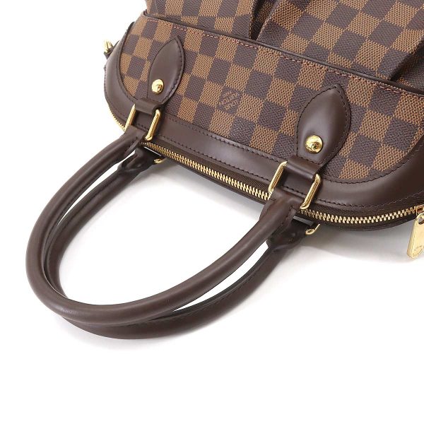 5 Louis Vuitton Damier Trevi PM 2 Way Hand Shoulder Bag Ebene