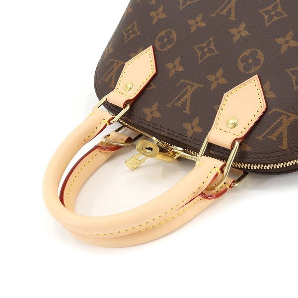 5 Louis Vuitton Monogram Alma BB 2 Way Hand Shoulder Bag Brown