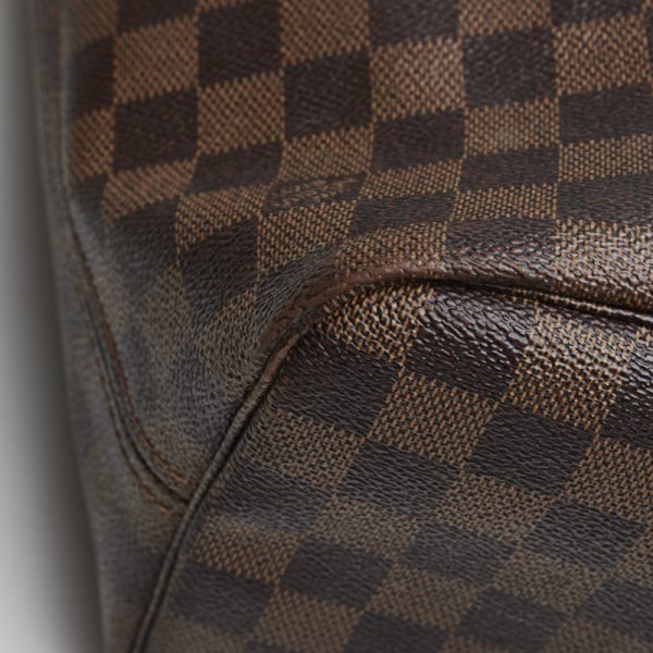 5 Louis Vuitton Damier Neverfull MM Shoulder Bag Tote Bag Brown