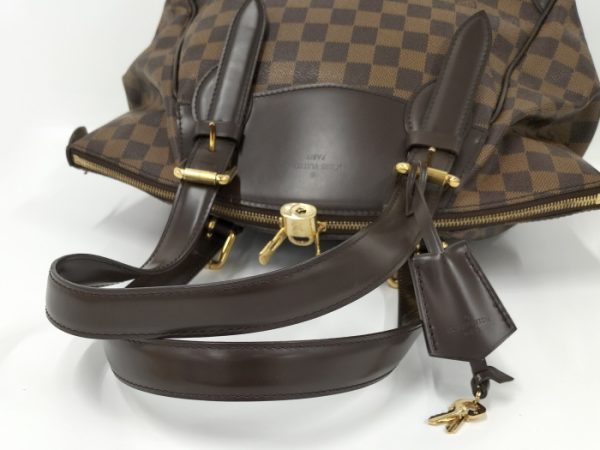 5 Louis Vuitton Verona MM Handbag Damier Ebene Brown