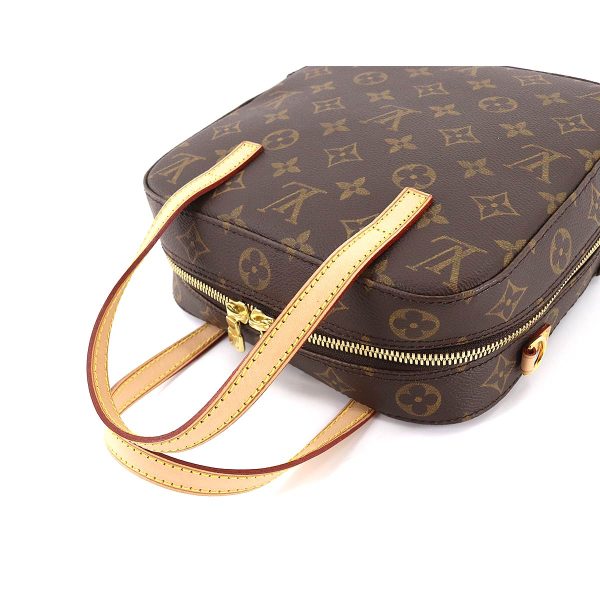 5 Louis Vuitton Monogram Spontini 2way Hand Shoulder Bag Brown