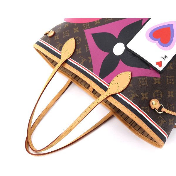 5 Louis Vuitton Game On Monogram Neverfull MM Tote Bag Multicolor