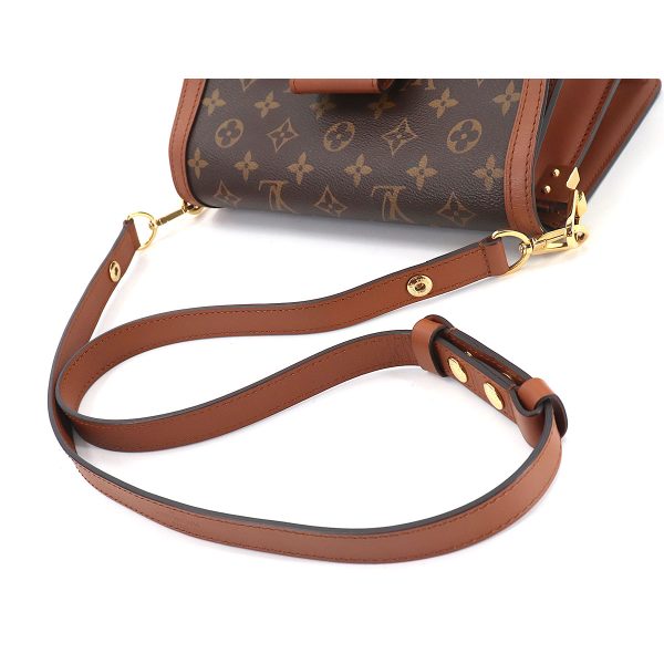 5 Louis Vuitton Monogram Reverse Dauphine Shoulder Bag Brown