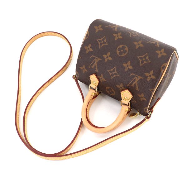 5 Louis Vuitton Monogram Nano Speedy 2 Way Hand Shoulder Bag