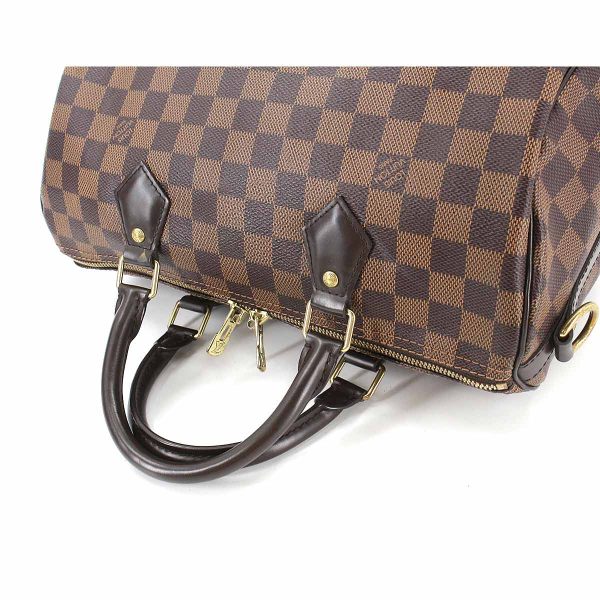 5 Louis Vuitton Damier Speedy Bandouliere 30 2way Hand Shoulder Bag Ebene