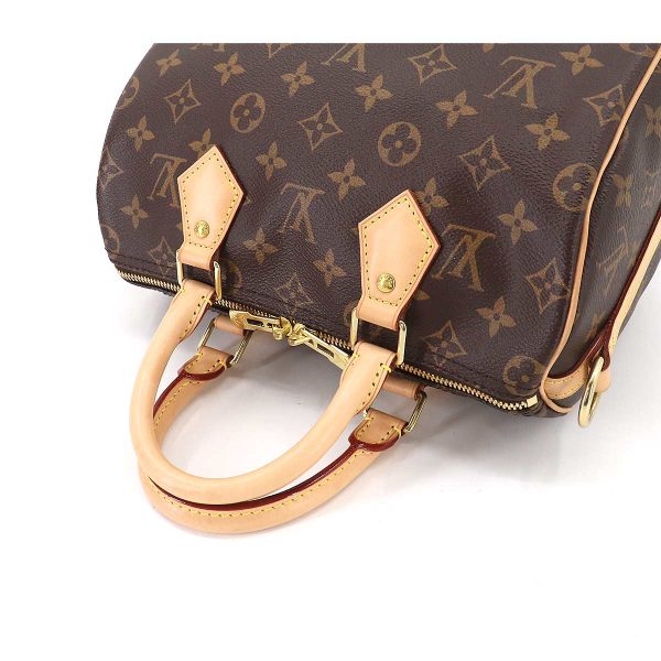 5 Louis Vuitton Monogram Speedy Bandouliere 25 Shoulder Bag Brown