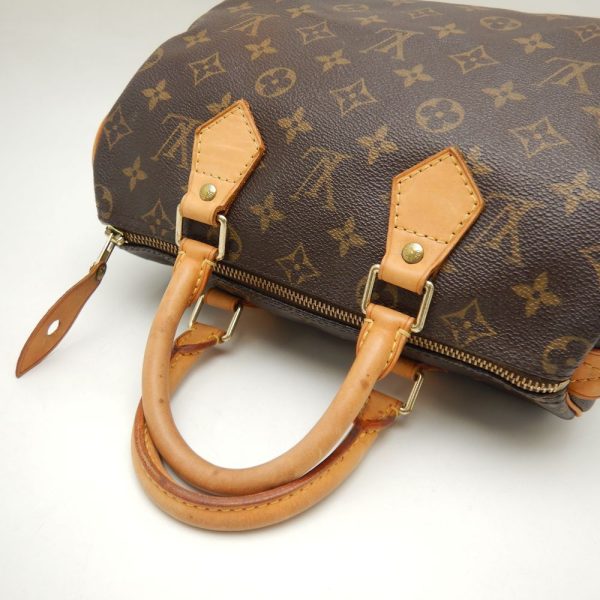 5 Louis Vuitton Monogramspeedy 25 Handbag Brown