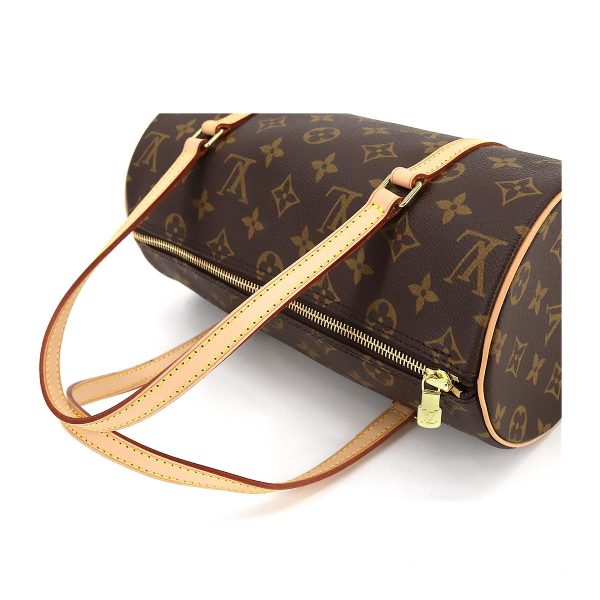 5 Louis Vuitton Monogram Papillon 26 Hand Bag Brown