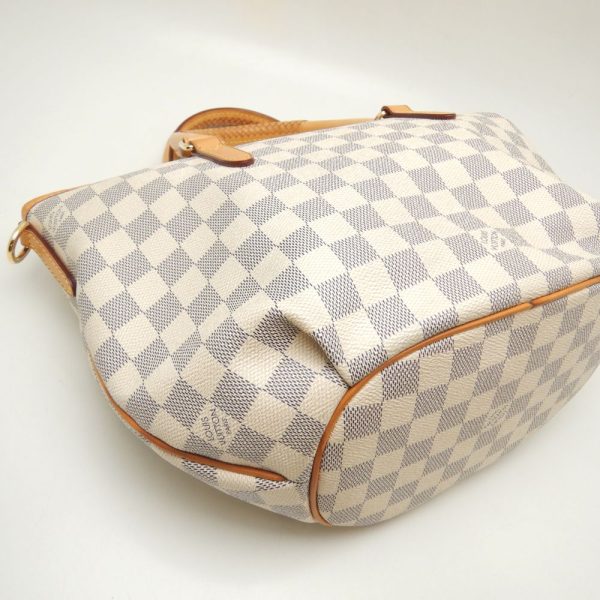 5 Louis Vuitton Damier Azur Riviera PM Handbag White