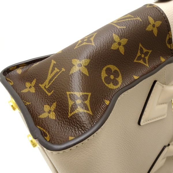 5 Louis Vuitton On My Side PM 2Way Bag Greige Creme