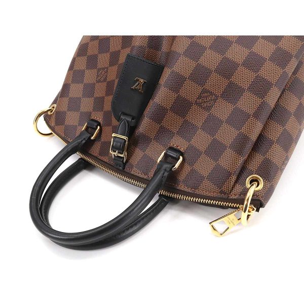 5 Louis Vuitton Damier Odeon Tote PM 2 Way Hand Shoulder Bag Ebene