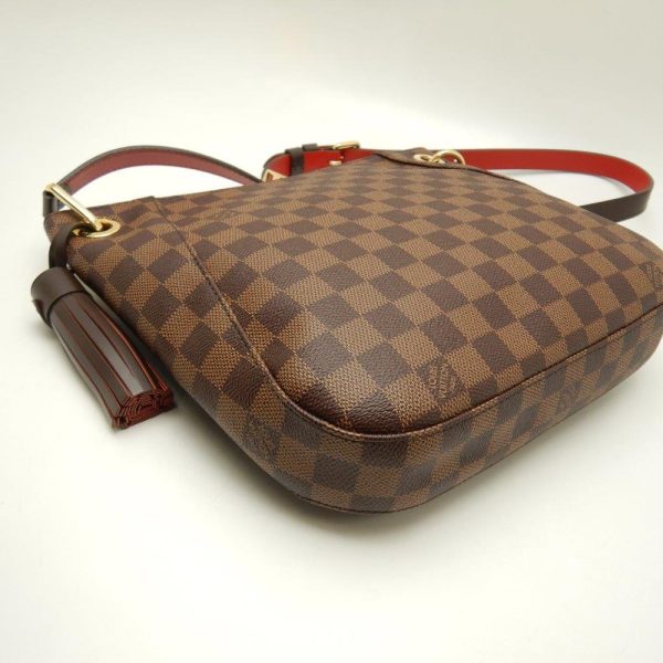 5 Louis Vuitton Damier South Bank Ebene Diagonal Shoulder Brown