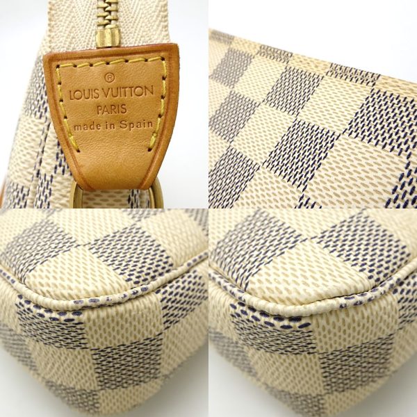 5 Louis Vuitton Damier Azur Pochette Accessoire Accessory Pouch