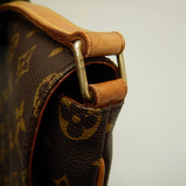 5 Louis Vuitton Monogram Musette Tango Short Shoulder Bag Brown