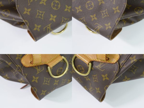 5 Louis Vuitton Montsouris MM Rucksack Backpack Monogram Brown