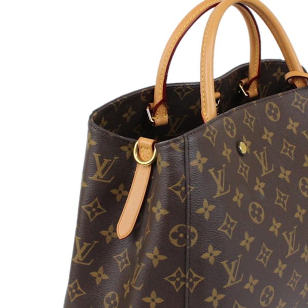 binary comment Louis Vuitton Monogram Brown Montaigne GM Handbag Shoulder Bag