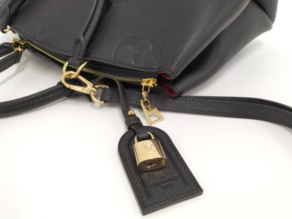 5 Louis Vuitton Grand Palais MM Monogram Emplant Leather Noir Black