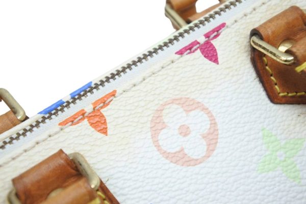 5 Louis Vuitton Takashi Murakami Mini Speedy White Bron Monogram