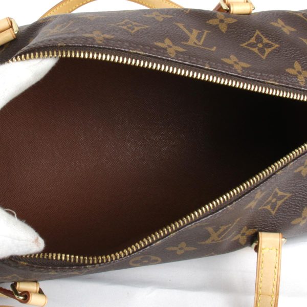 5 Louis Vuitton Papillon With Pouch Handbag Monogram Canvas