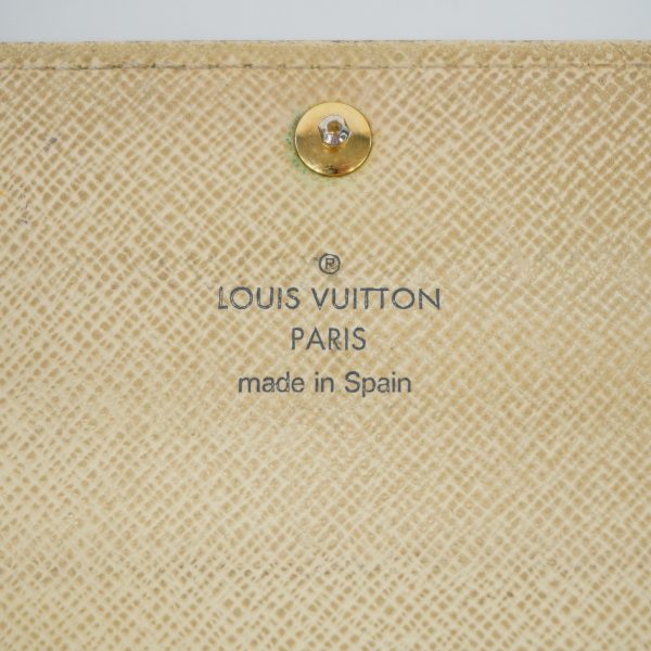 5 Louis Vuitton Bifold Long Wallet Damier Azur Portefeuille Sarah Wallet