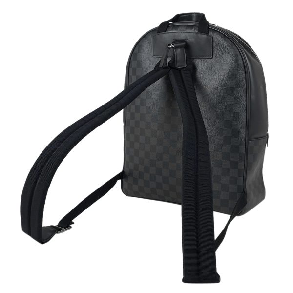 5 Louis Vuitton Josh Backpack Daypack Rucksack Damier Graphite Black