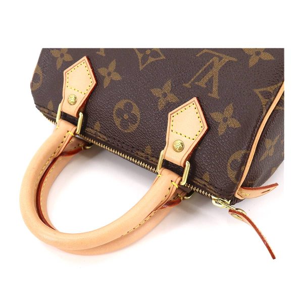 5 Louis Vuitton Monogram Mini Speedy Hand Bag Brown