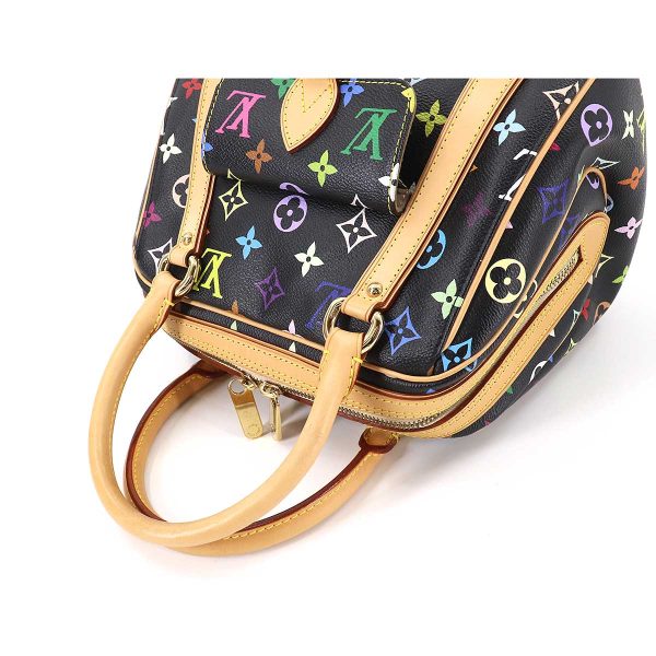 5 Louis Vuitton Monogram Multicolor Priscilla Hand Bag Noir